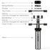 Set 1/2 Inch 7/32" 3/8" Pro Adjustable Tongue and Groove Router Bit Shank, T Shape Wood Milling Router Bit for Match