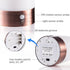 ZEEFO Retro LED Night Light with PIR Motion Sensor, Battery Operated Indoor/Outdoor Table Lamp for Kids Room