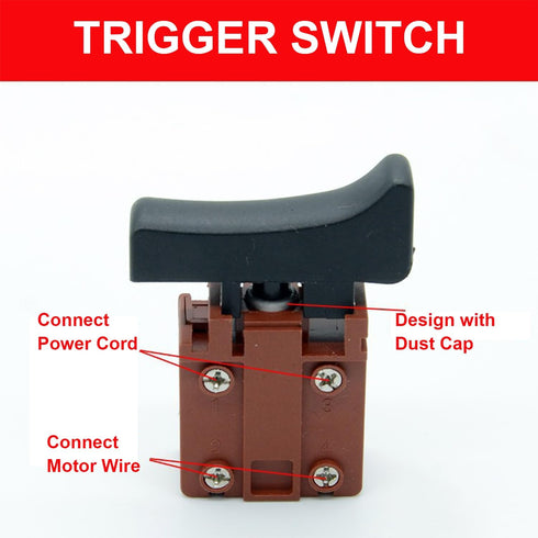 Trigger Switch for Leiya 26/35 Electric Drill Hammer Tool, Fielect Power Speed Control Push Button