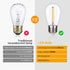 Shatterproof&Waterproof S14 String Light bulbs,S14 Led Bulbs, Patio Lights Outdoor Waterproof Replacement Bulbs,CRI90,Warm White,120V,2200K,70LM,E26 Base(15PACK) by CEINBOTA CEINBOTA