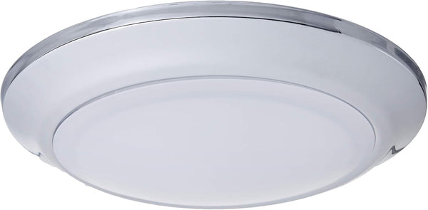Westinghouse Lighting 6322600 Large LED Indoor/Outdoor Dimmable Surface Mount, Chrome Finish with Frosted Lens