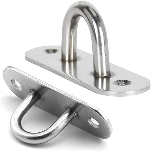 2-Pack M5 Ceiling & Wall Mount Hanging Hardware Fitting Set, 304 Stainless Steel Heavy Duty