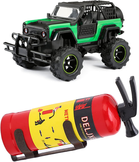 Naroote 1/10 SCX10 Small Fire Extinguisher, Scale RC Car Accessories RC Car Fire Extinguisher Simulation Design Vivid