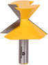 YONICO Crown Molding Miter Router Bits 52 Degree X 38 Degree 1/2-Inch Shank 16143
