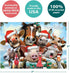 Tree-Free Greetings Season's Greeting Cards, 10 Cards + Envelopes, 100% Recycled Paper, Made in USA