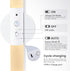 360 Bedroom(1pc) LED Motion Sensor Lights Battery Operated Wall Sconces Rechargeable Wireless Picture Art Light