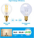 E12 Bulb, 4W(40-Watt 3000K, G15/G50 Dimmable Bulbs 3-Pack Globe Equivalent), Soft White LED Light for Pendant