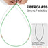 14FT Fiberglass Running Electrical Wire Cable Glow Rods, Fish Rods Electrical Kit with 8 Attachments and Fish Tape