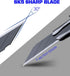 6 Pack Utility Knife Retractable with 30 Degree Snap Off Blade, Extra 20 Sharp Blades for Heavy Duty