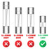 3A 125V Ts-66 3 125 3.6x10MM 0.14x0.39 Inch F3AL125V 3AMP 125Volt C9 C7 (Pack 50 VEXUNGA Christmas Light Fuses Amp Max