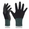 DEX FIT Nitrile Coated Work Gloves FN330-3D, Comfort Stretchy Fit, Firm Grip, Thin & Lightweight, Touchscreen Fingers,