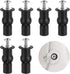BOHUIZ 6 Pack Toilet Seat Hinge Bolt Screws, Metal Toilet Seat Bolts Stainless