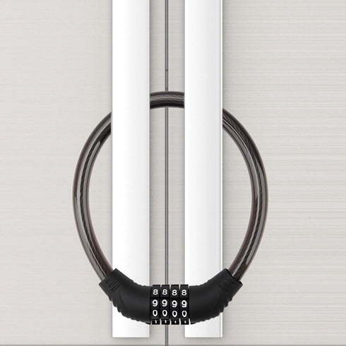 KAKUPPA Refrigerator Lock, 4-Digit Combination Fridge Lock High-Security Refrigerator Part for French-Door Refrigerators,