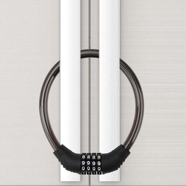 KAKUPPA Refrigerator Lock, 4-Digit Combination Fridge Lock High-Security Refrigerator Part for French-Door Refrigerators,