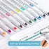 YOOUSOO 25 Pack Pastel Highlighters, Assorted Colours, Dual Tip Bible Highlighter, No Bleed Fluorescent Pens for School