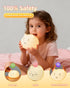wapentake Capybara Night Light for Kids, Cute Animal Silicone Touch Lamp with Bluetooth Speaker, APP Control RGB Color
