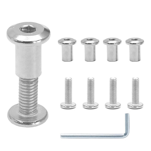 Jersvimc 35 Pair(70 Piece) M6x20mm Hex Drive Socket Cap Bolt with Allen Wrench,