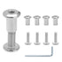 Jersvimc 35 Pair(70 Piece) M6x20mm Hex Drive Socket Cap Bolt with Allen Wrench,