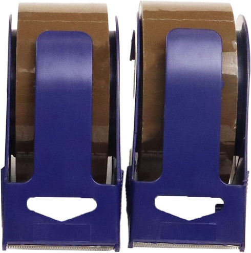 Heavy Duty Packing Tape with Refillable Dispenser, Noiseless Packaging Tape, 1.88" x 110 yd, Strong Seal
