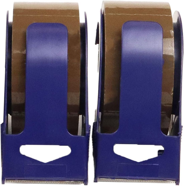 Heavy Duty Packing Tape with Refillable Dispenser, Noiseless Packaging Tape, 1.88" x 110 yd, Strong Seal