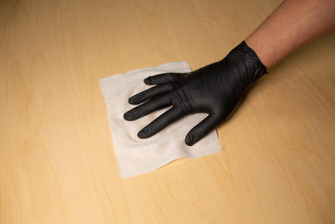GripProtect Precise Black Nitrile Exam Gloves - 5 Mil Thickness, Chemo-Rated for Medical, Law Enforcement, Tattoo,