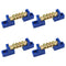 4PCS Grounding Bus Bar - 4 Positions Terminal Block, Brass Wire Screw Terminal Electrical Bus Bars OLA002-4K