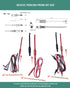 4mm Mulitimeter Test Probes Wire Piercing Probe Kit for Banana Extended Test Cable Automotive Diagnostic Car Test Tool