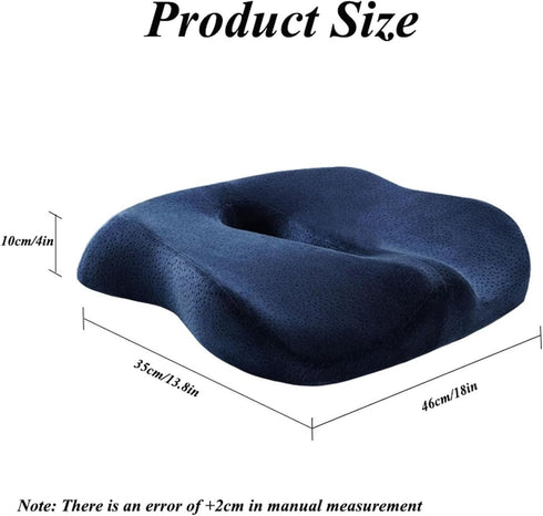 GQABXKDQO Tailbone 46x35x10cm, ZiJieYangSha1845 Seat Cushion for Office Desk Chair - Memory Foam Seat Cushion for Pain