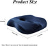 GQABXKDQO Tailbone 46x35x10cm, ZiJieYangSha1845 Seat Cushion for Office Desk Chair - Memory Foam Seat Cushion for Pain