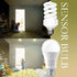 Radar Motion Sensor Light Bulbs, A19 12W (100 Watt Equivalent), Daylight E26, Auto On/Off Motion Detector for Outside,
