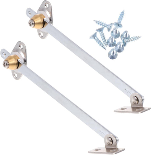 4pcs DOITOOL Stretch Bars for Cabinet Door Support Sturdy Jackstays Thicker Design for Bedside Cabinets Hinges Door