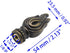 HAJXZH 1 1/4-27 1/8 PCS Lamp Finials Decorative Flame Style Solid Lampshade Top Harp Top for and IP Thread Size Table