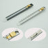 Gutimore Flat Soapstone Holder 2pcs Flat Soapstone Pens with 12pcs Soapstone Refills for Welding and Welders, Perfect for Marking on Steel, Aluminum and Cast Iron