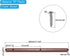 12 Inch 4 PATIKIL Drawer Slides, Pcs Plastic Guide Rails Side Mounted Rails with Mounting Screws