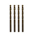 Metric M42 Cobalt Drill Bits - 8% for Stainless Steel and Hard Metal (5mm x 4pcs)