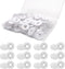 Coolrunner 40P Running Bib Clips, Clear Race Number Buckle, Race bib Clips