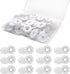 Coolrunner 40P Running Bib Clips, Clear Race Number Buckle, Race bib Clips