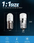 Keiurot 1487 1447 Bulb 1446 1449 E10 Led Bulb House Number Light Bulb Address Lights 10V-30Volt Train Bulbs, Flashlight Bulb, Landscaping Light Warm White, 2Pack by Keiurot