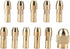 Drill Collet Set, 11pcs 4-jaw Copper Drill Chuck for Mini Electric Power Drill, 0.5-3.2mm