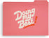 ban.do Thick Sturdy File Folders, Set of 6 Decorative File Folders with Tabs and Sticker Labels, Assorted Quotes