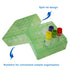 2in 25 Well PP Cryogenic Boxes, Microtube Storage Box, Tube Laboratory Storage Freezer Boxes, 5 Pcs