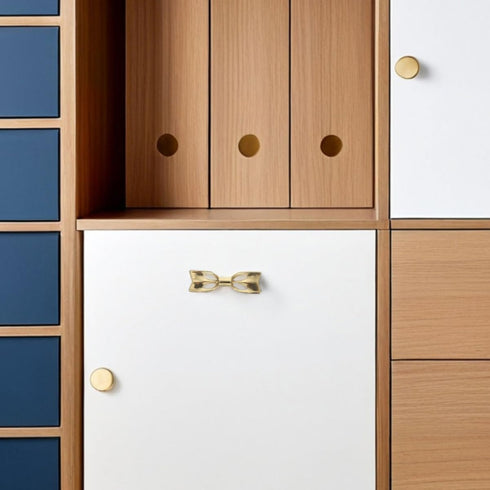 2sets Angoily Decorative Drawer Pulls Stylish Handles for Cabinets Dressers and Bedside Tables Easy to Install