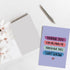 Spercy Funny Thank You Card for Women Men, Thank You for Supporting Me Card, Humor Appreciation Card for Coworker