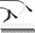 Rindion 24 Pairs Glasses Ear Grip, Silicone Ear Hooks For Glasses With Storage