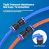 40Pcs Quick Connect Air Hose Fittings 1/4 inch OD, Pneumatic Push to Connect Fittings Kit for 1/4 inch Tube