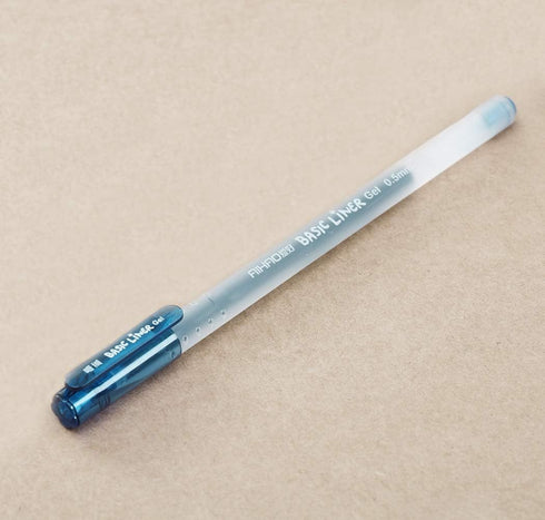 czxwyst 8761 Basic Liner Gel Ink Pens, 0.5mm Fine Point (Blue-Black Color 12-Pack)