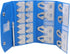 Accusize Industrial Tools 25 Pc Radius Gage Set with Holder, Fractional 1/64-1/2'' Gages, 3602-5021