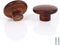 PIYYQNY Drawer Pulls 4 Pack 40mm Walnut Cabinet Knobs Mushroom-Shaped Wardrobe Drawer Small