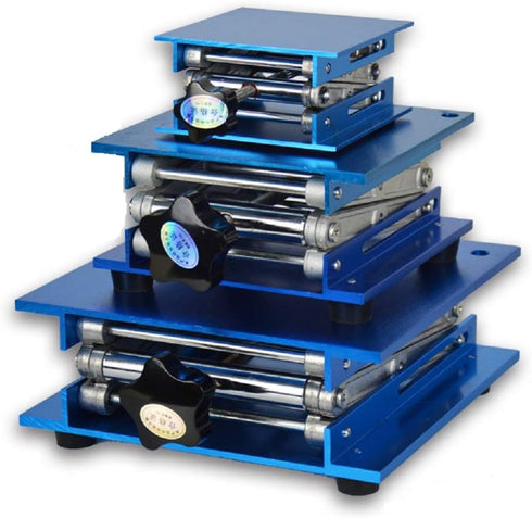 Lab Jack Stand Table Lift, Aluminium Oxide Scissor Lifting Jack Platform, 4''X4'' for Laboratory Use