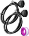 QNHEAY 2 Pack Salon Shampoo Bowl Sprayer Head 1/4 Thread with Black Rubber